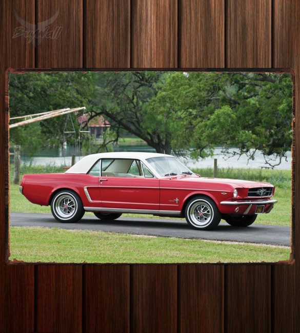 Металлическая табличка Mustang Coupe 455 Металлическая табличка Mustang Coupe 455